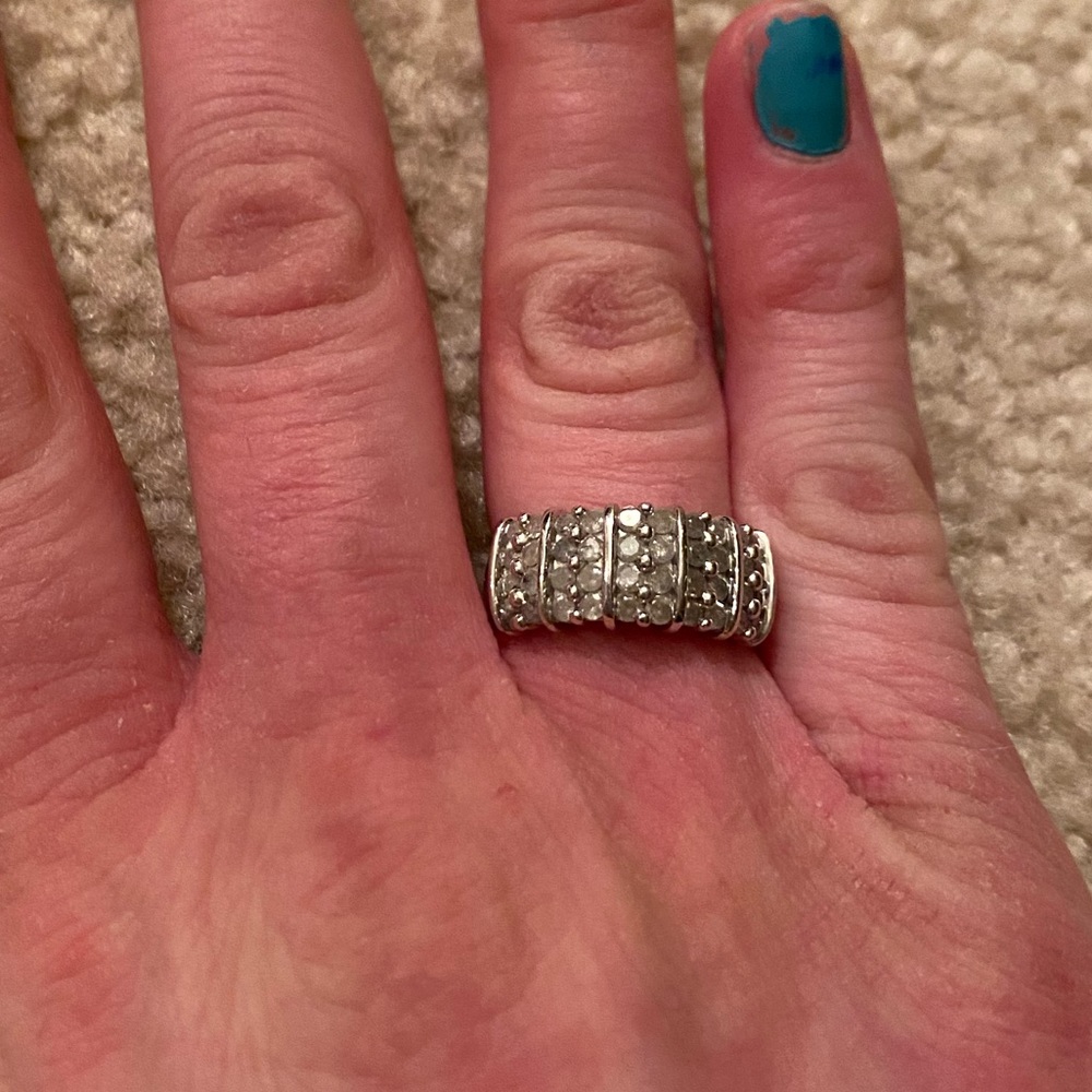 Vintage diamond band.